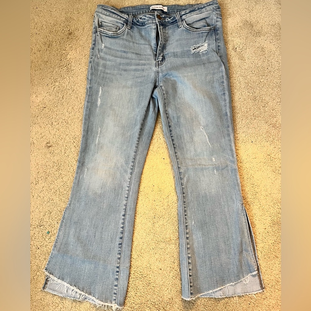 Flying Monkey Light Blue Flare Jeans